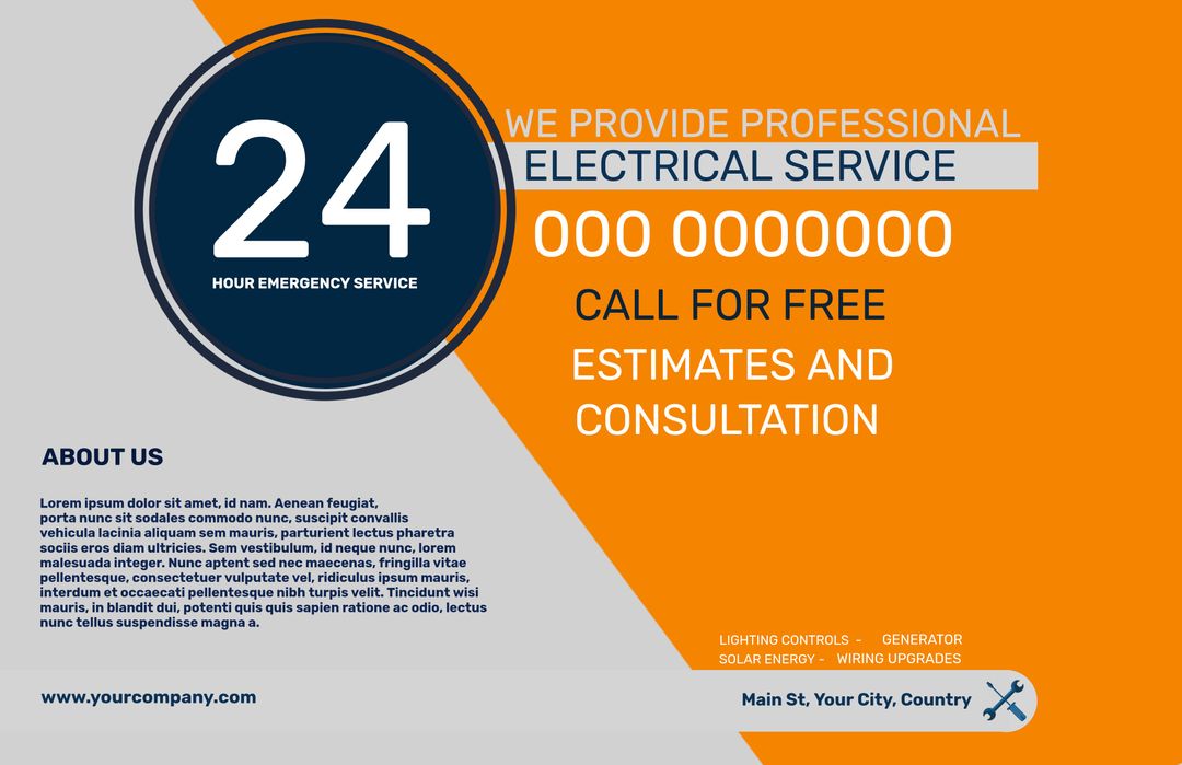 Emergency Electrical Services with Bold 24-Hour Availability