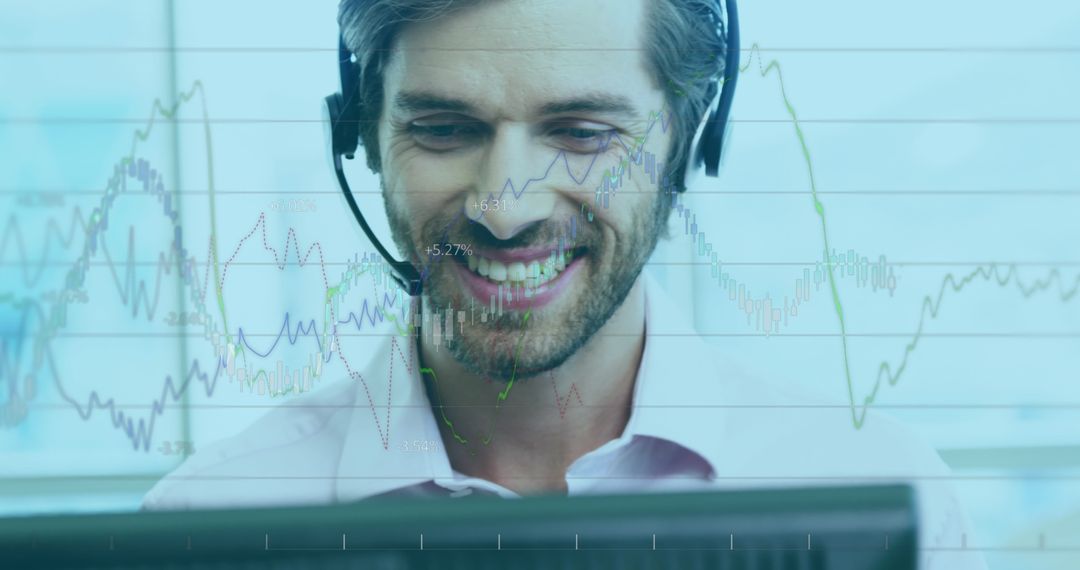 Financial Consultants Analyzing Market Opportunities with Advanced Technology