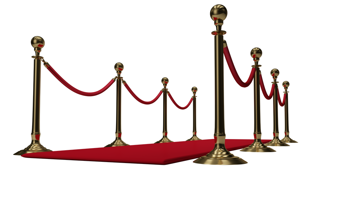 Transparent Golden Rope Barrier with Red Carpet Luxurious Entrance - Download Free Stock Images Pikwizard.com