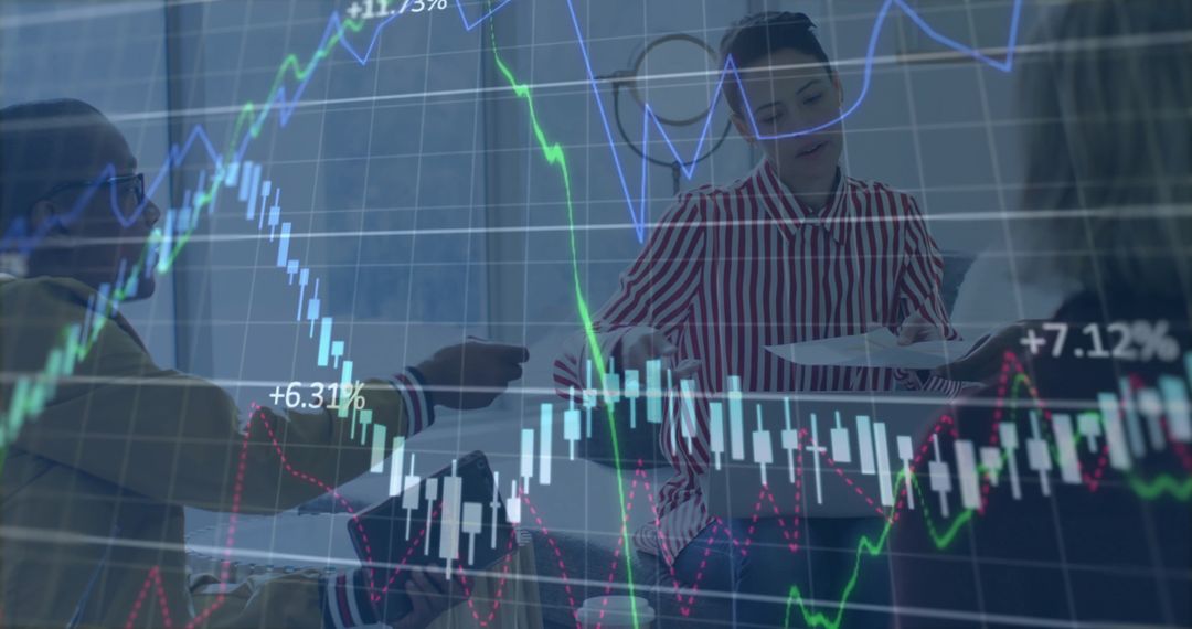 Digital Finance Analytics Meeting with Team Collaboration