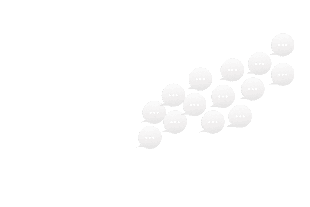 Speech Bubbles Transparent Background Illustration