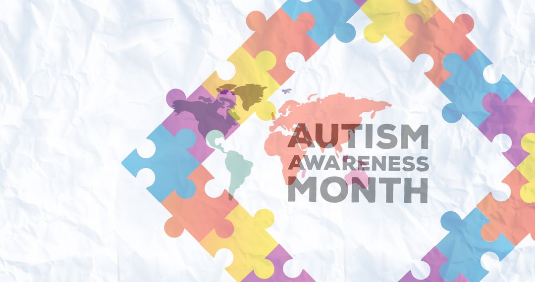 Colorful puzzle pieces highlight autism awareness month