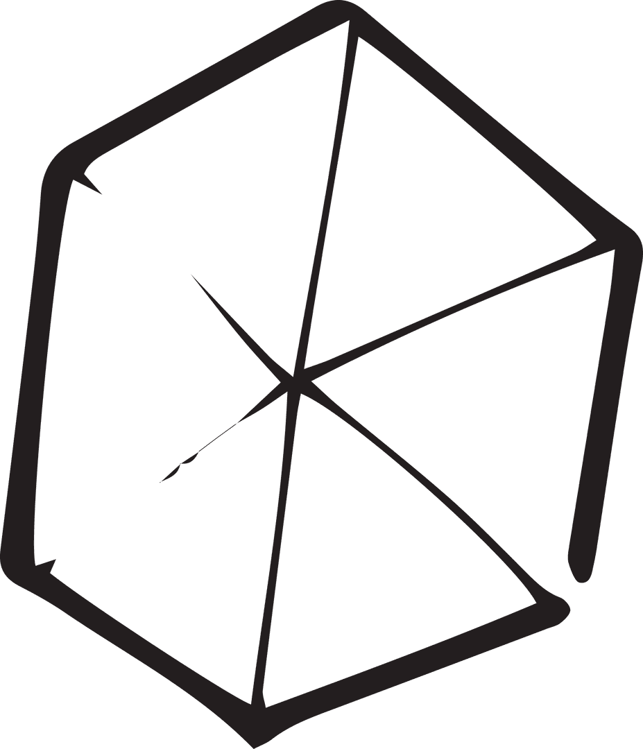 Sketchy Transparent Polygon Shape with Rough Lines - Download Free Stock Images Pikwizard.com