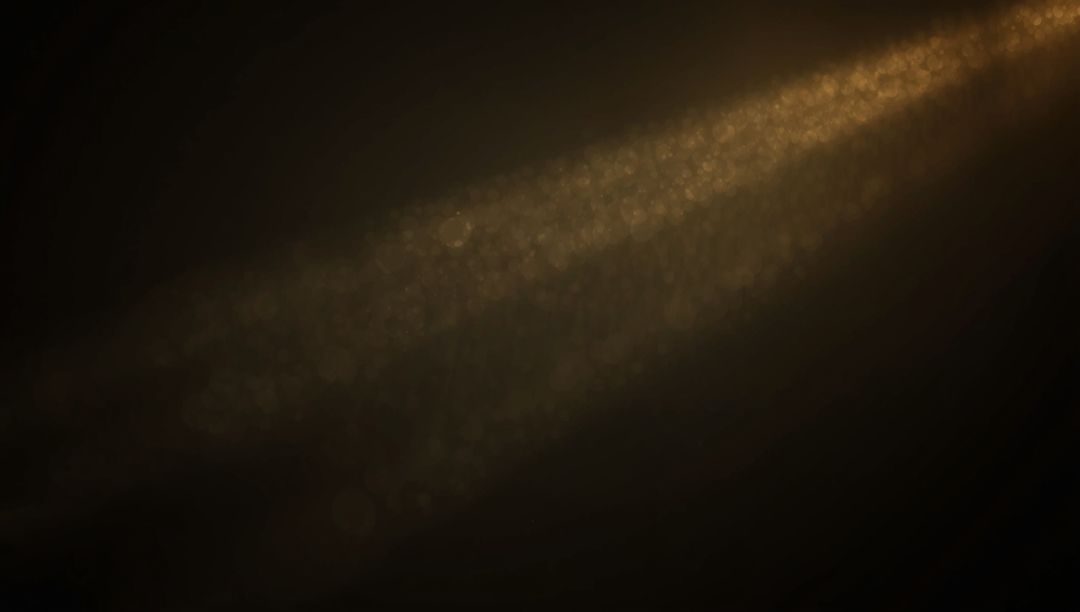 Diaphanous Golden Light Beam with Effervescent Sparkles