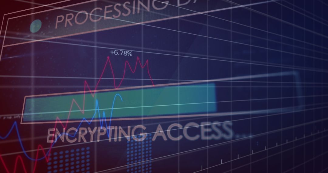 Digital Data Processing and Encryption Interface Concept - Free Images, Stock Photos and Pictures on Pikwizard.com