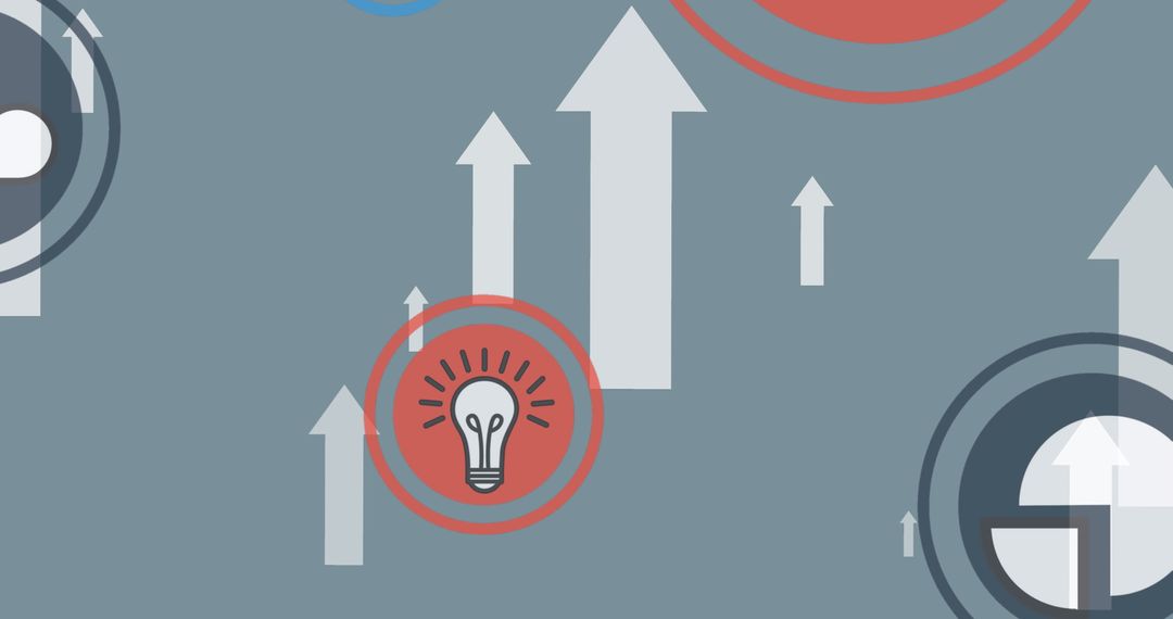 Digital Interface with Study Ideation Icons and Arrows