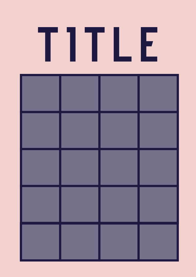Elegant Grid Layout with Bold Title on Minimalist Background - Download Free Stock Images Pikwizard.com