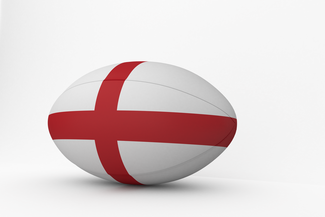 Rugby Ball with Transparent England Flag - Download Free Stock Images Pikwizard.com