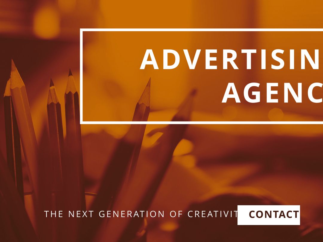 Creative Advertising Agency Concept with Pencils Symbolizing Innovation