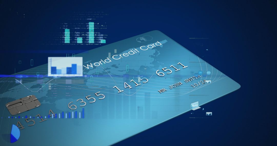 Digital Credit Card and Financial Data Visualization