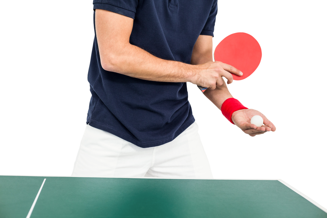 Transparent Athlete in Action Playing Table Tennis - Download Free Stock Images Pikwizard.com