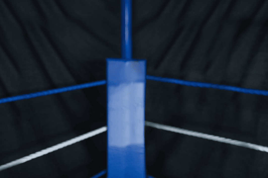 Transparent Boxing Ring Corner in Digital Illustration Design