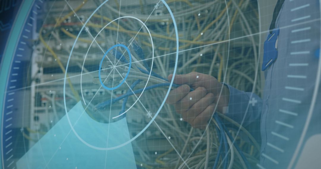 Networking Concept with Digital Interface in Data Center