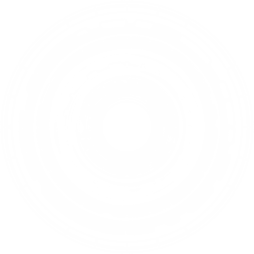 Transparent Digital Circles Illustration on Clear Background