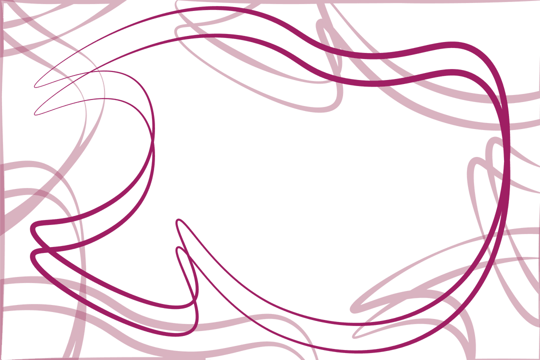 Abstract Gray Lines Illustration on Transparent Background