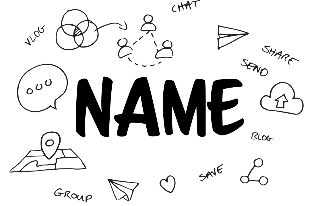 Transparent Digital Social Media Icon Set for Communications