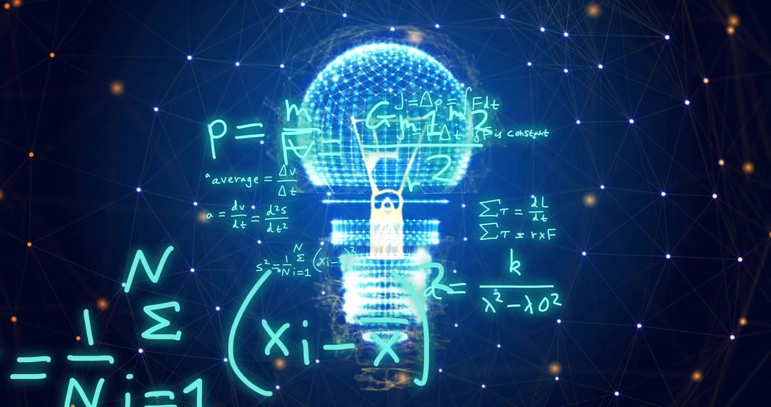 Innovative Scientific Data Visualization with Electric Lightbulb Overlay