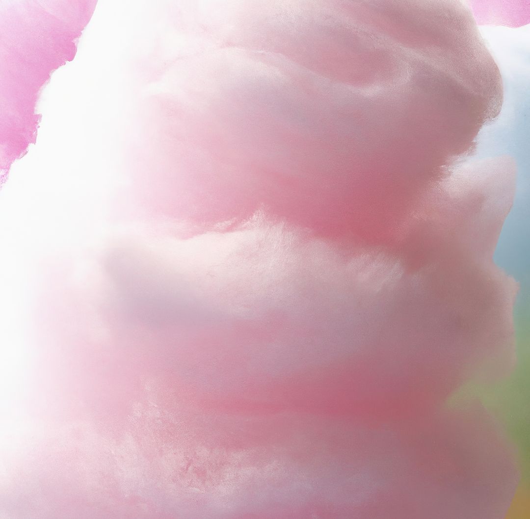 Close up of pink cotton candy created using generative ai technology - Free Images, Stock Photos and Pictures on Pikwizard.com