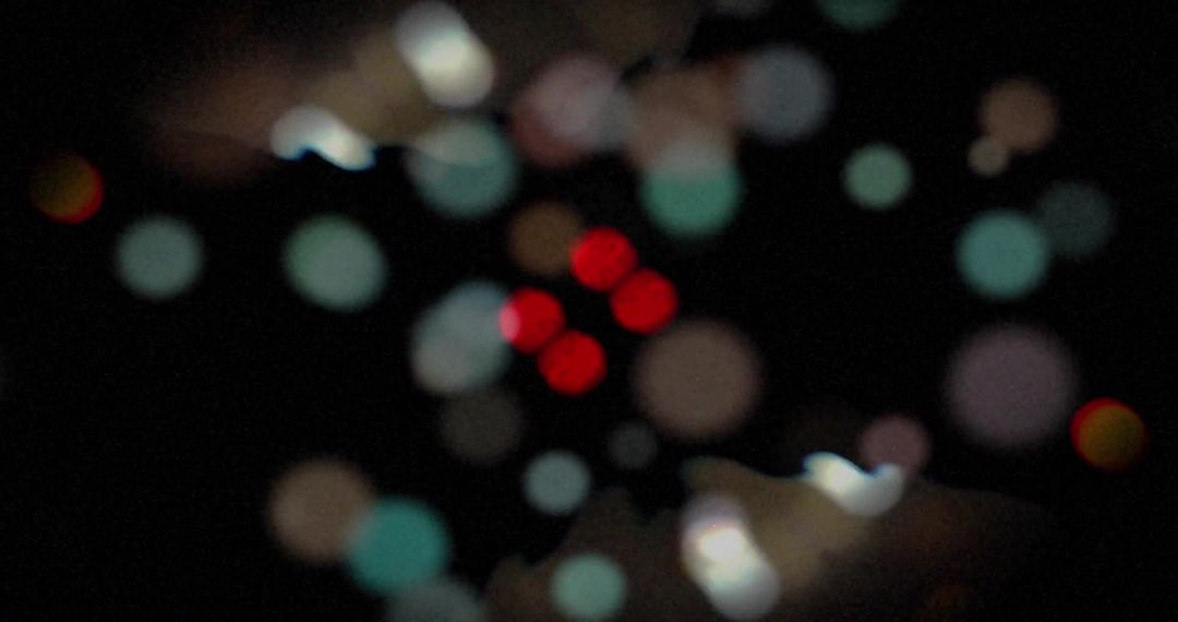 Vibrant Abstract Lights on Dark Background