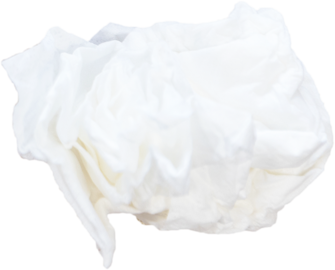 Crumpled White Cloth on Transparent Background Isolated - Download Free Stock Images Pikwizard.com