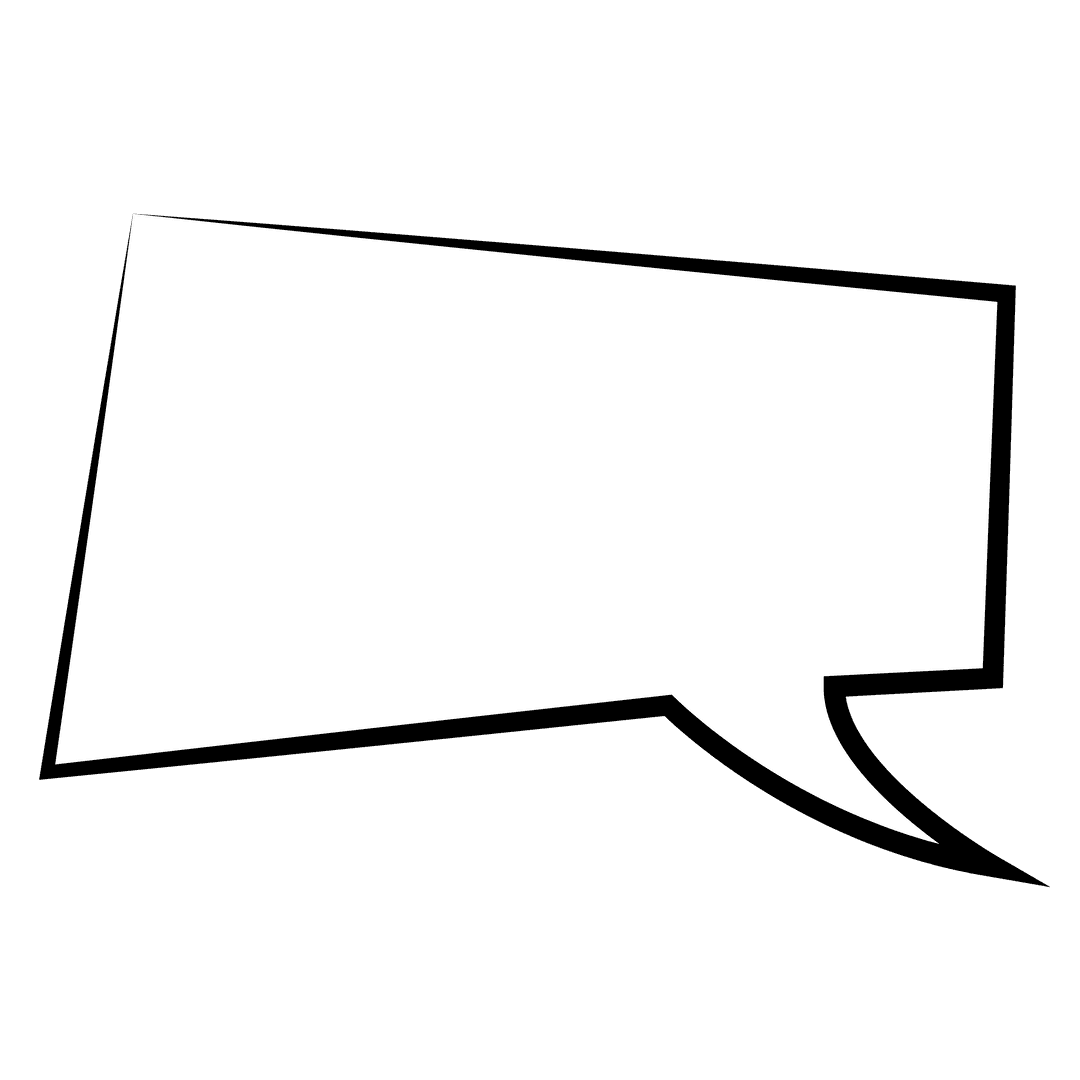 Transparent Speech Bubble Illustration Digital Use