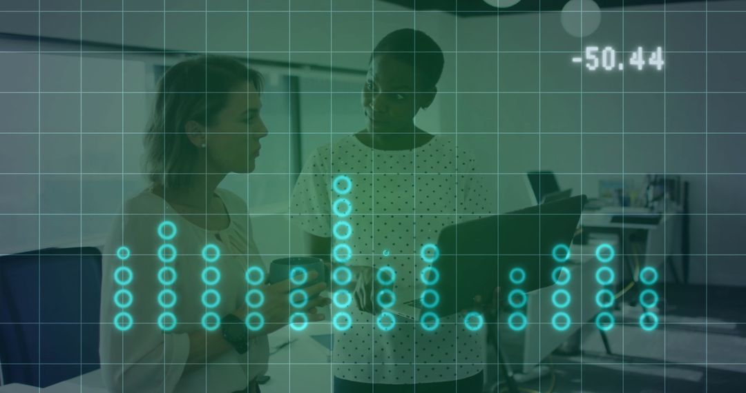 Financial Data Processing with Colleagues in Business Office