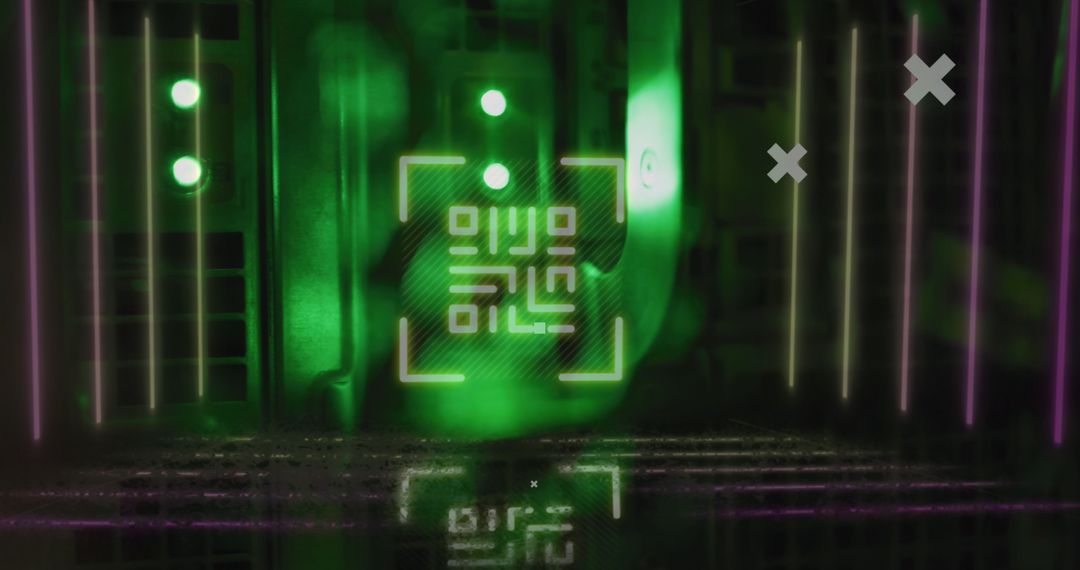 green data processing over illuminated computer servers - Free Images, Stock Photos and Pictures on Pikwizard.com