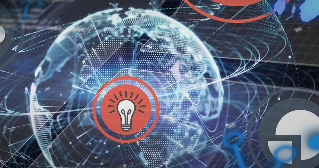 Global Network Connections and Innovation with Digital Icons