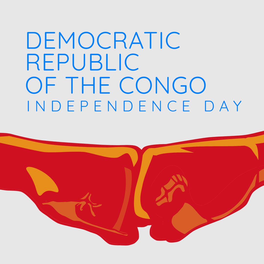 Democratic Republic of the Congo Independence Day Fist Bump
