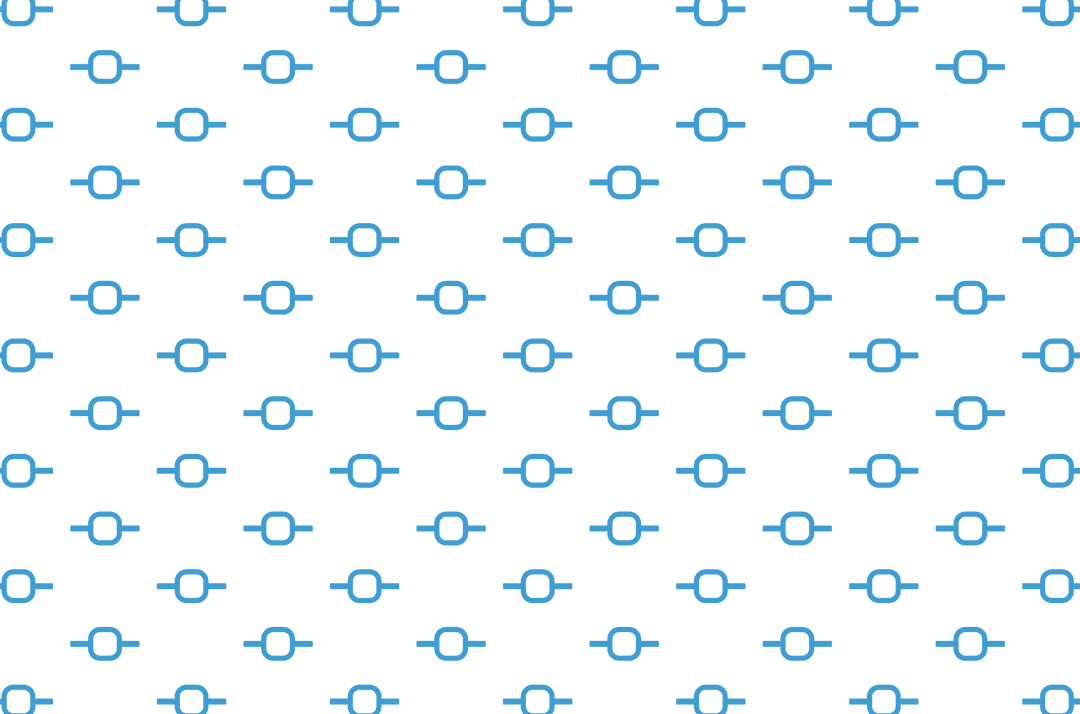 Seamless Blue Dot and Line Pattern on Transparent Background