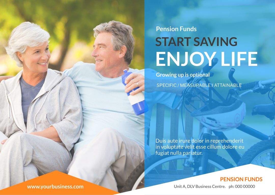 Elderly Couple Relaxing Outdoors, Promoting Peaceful Retirement Planning - Download Free Stock Templates Pikwizard.com