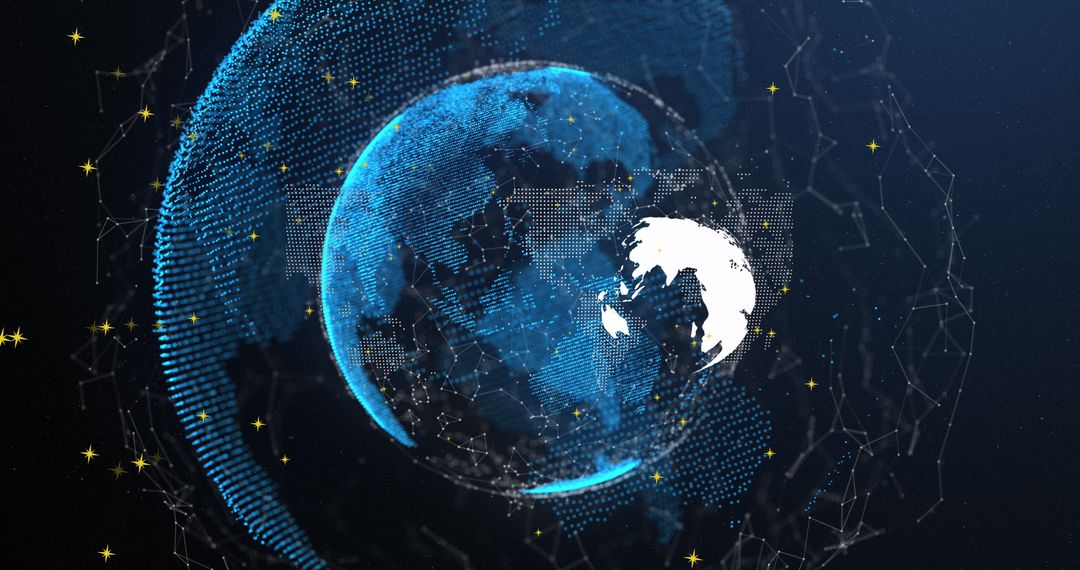 Digital Earth with Global Network Connections in Space