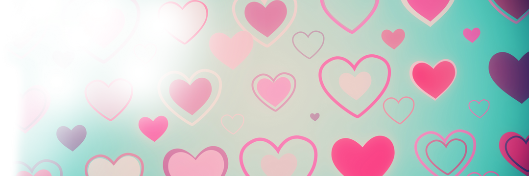 Transparent Floating Hearts Art Background with Gradient Colors - Download Free Stock Images Pikwizard.com