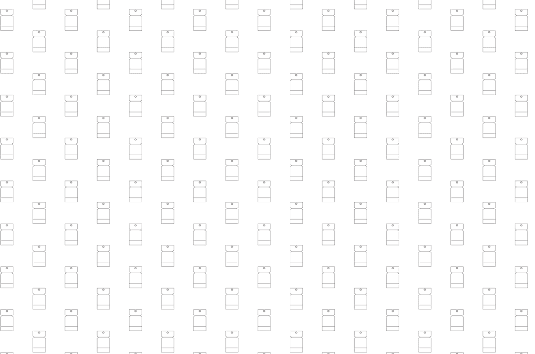Black Pattern Repeated Shapes on Transparent Background