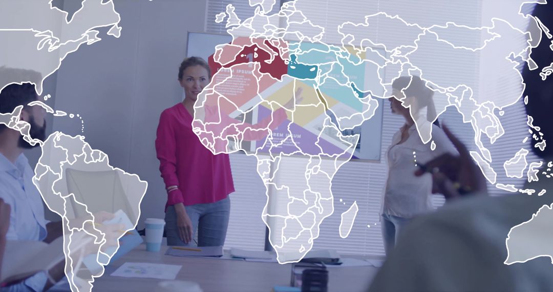 Strategy Meeting with Africa and Mideast Focused Global Digital Map