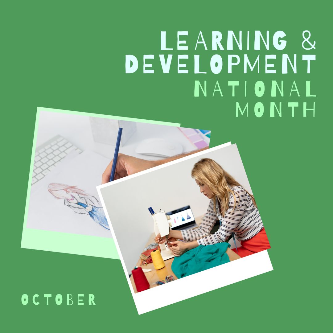 Learning and Development National Month Concept with Creative Imagery