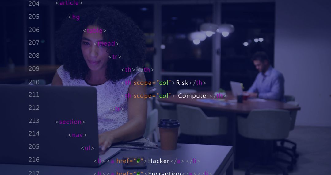 Financial Data Processing with Professionals in Modern Office