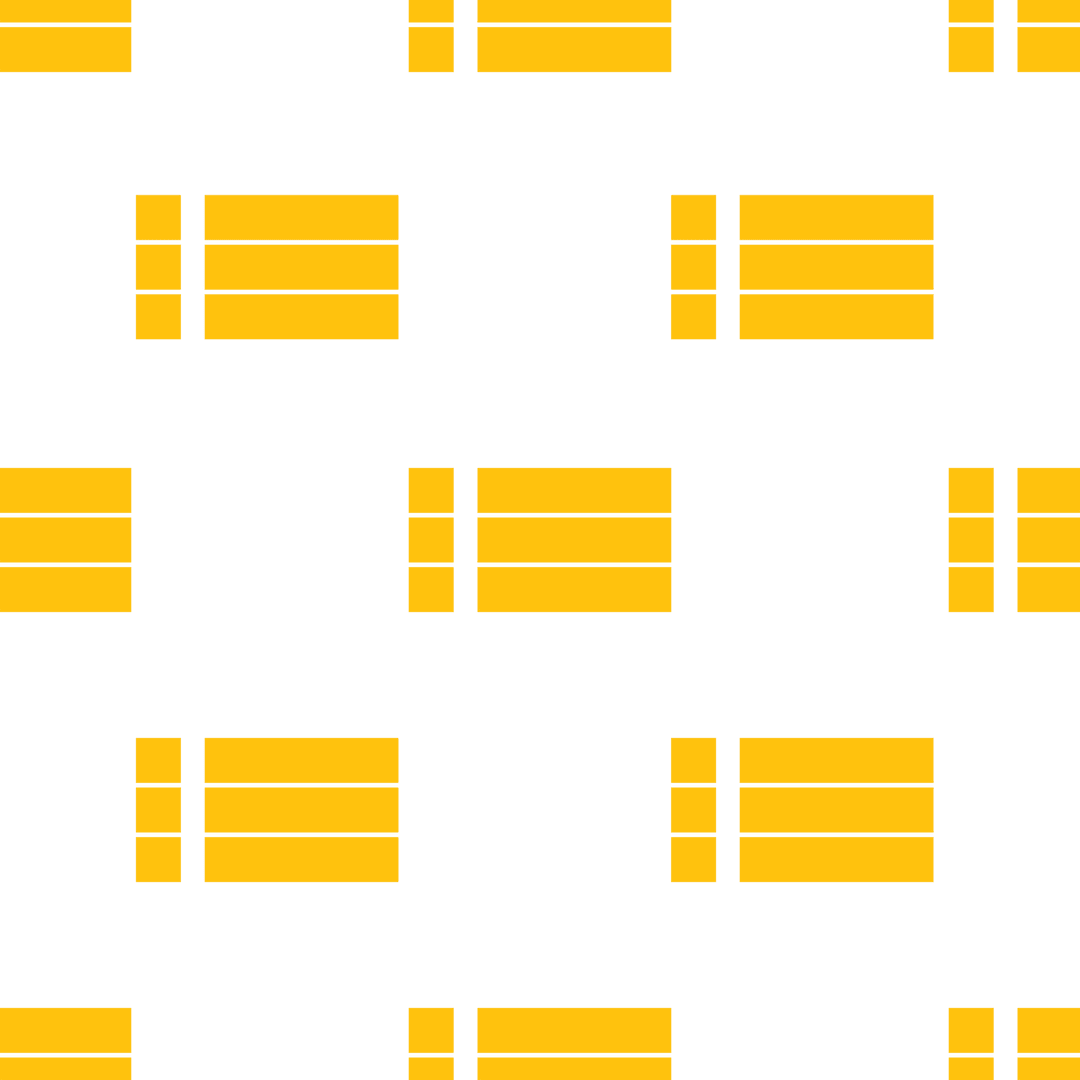 Modern Transparent Pattern with Yellow Geometric Shapes