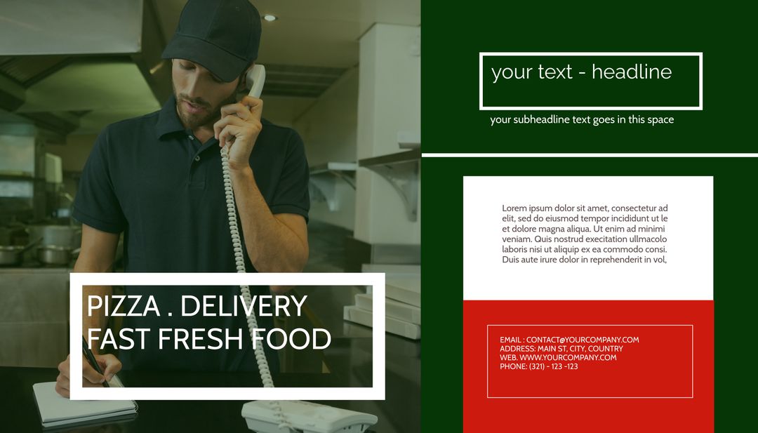 Confident Delivery Professional Handling Orders Efficiently