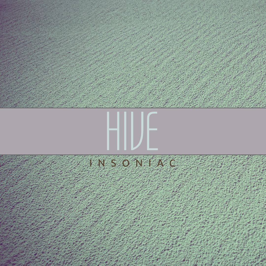 Minimalist Music Album Cover Design with Green Texture