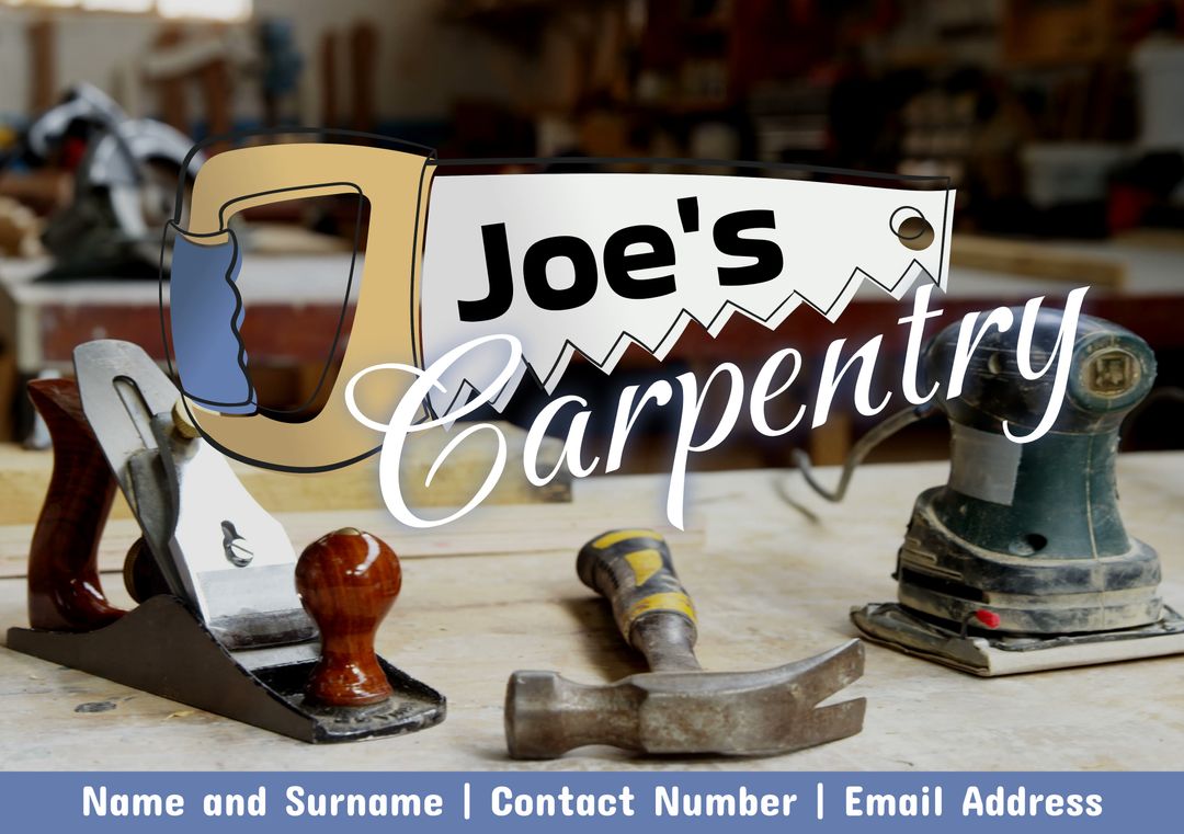 Carpentry Workshop Business Branding Concept