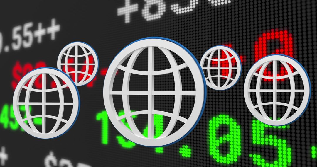 Global Network in Financial Market Visualization