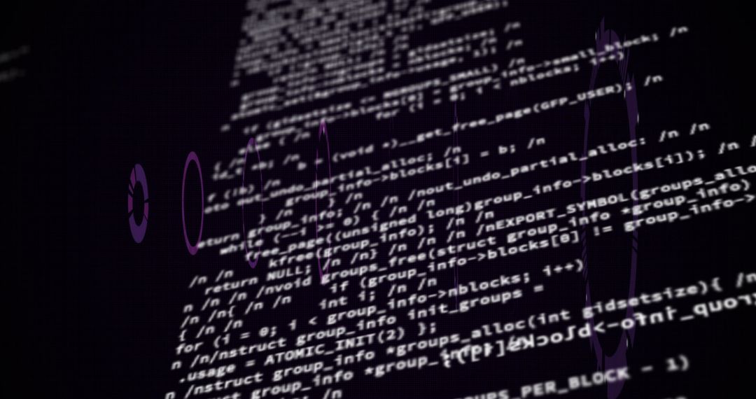 Digital Code and Data Processing with Futuristic Graphics - Free Images, Stock Photos and Pictures on Pikwizard.com