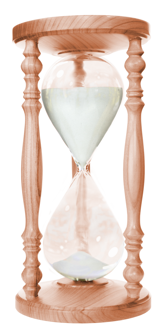 Transparent Digital Hourglass Illustration with Wooden Frame - Download Free Stock Images Pikwizard.com