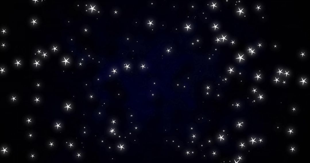 Glowing Light Spots Against Dark Background