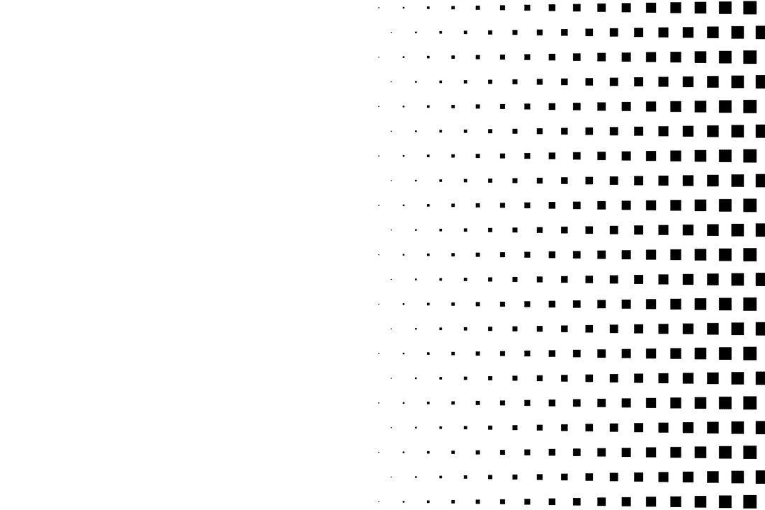 Abstract black spots on transparent background with copy space