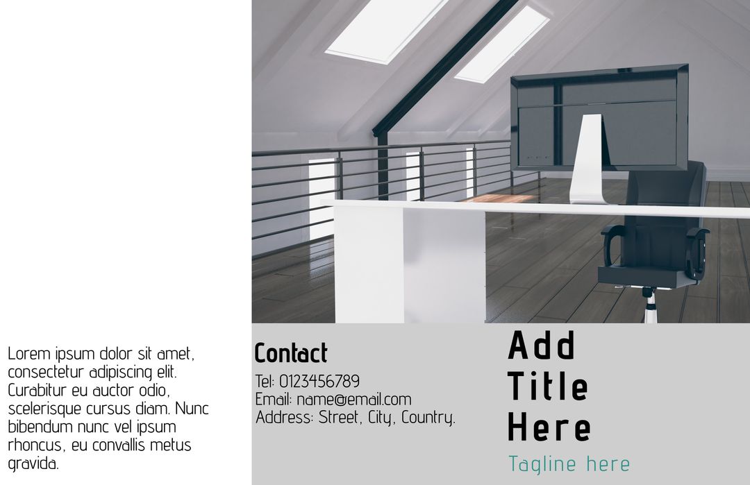 Minimalist Office Interior with Sleek Design