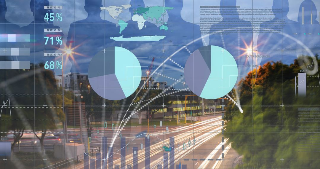 Dynamic Digital Interface Visualizing Urban Data and Analytics