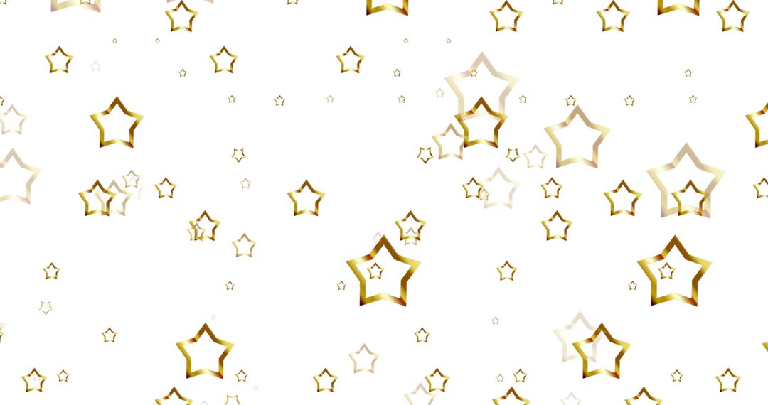 Golden Stars Floating Festive Background for Celebrations