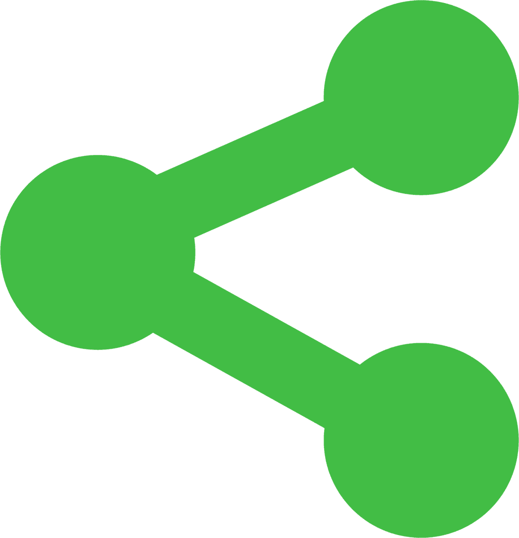 Digital Share Symbol on Transparent Background